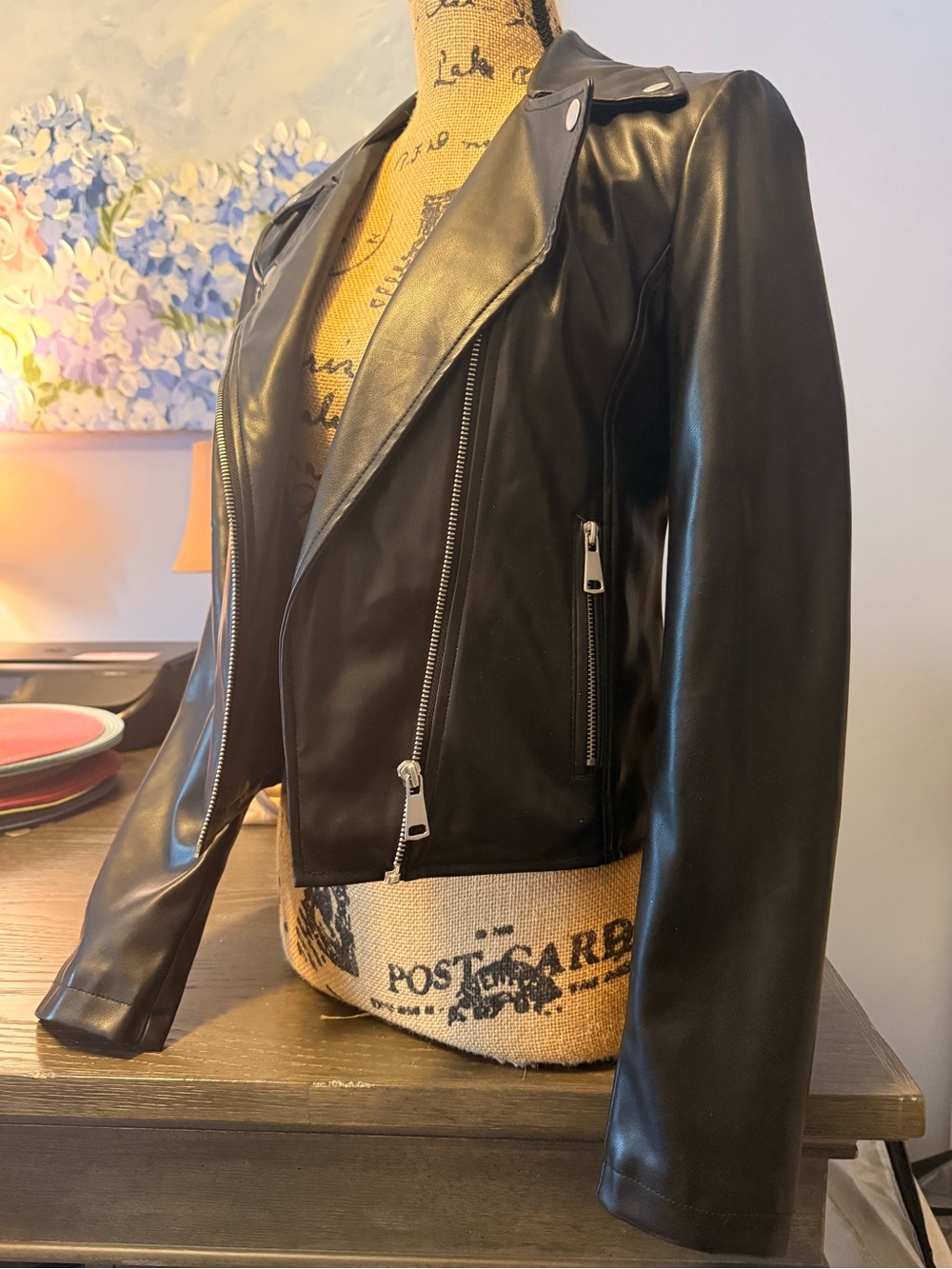 Bagatelle Black Moto Jacket – Size XS